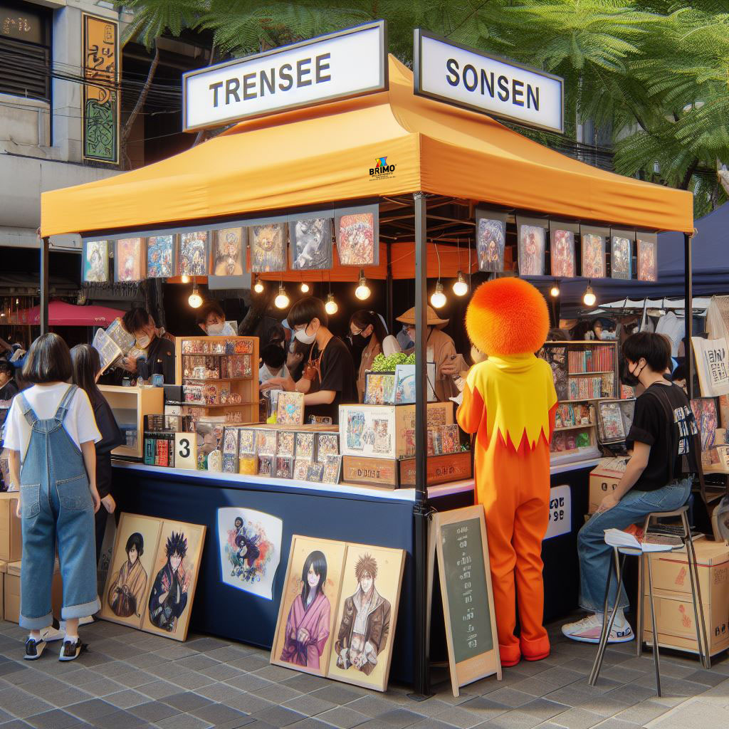 Tente pliante pour expositions